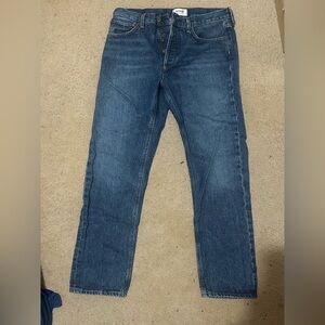 Agolde Women's Straight Blue Jeans